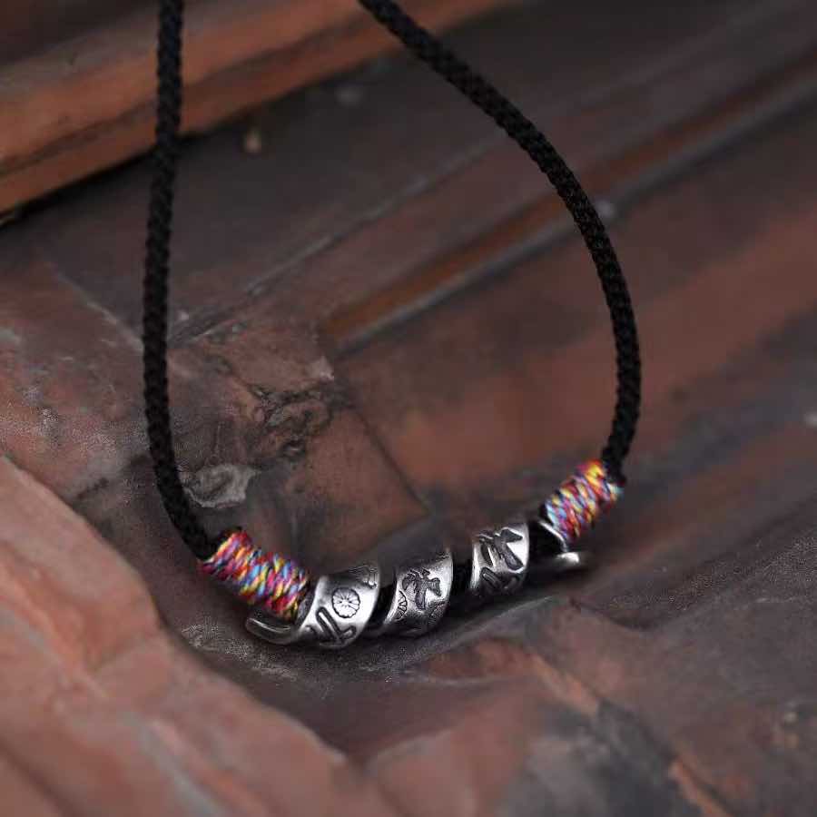 Soul of the Andes Necklace-Handmade in 999 Sterling Silver