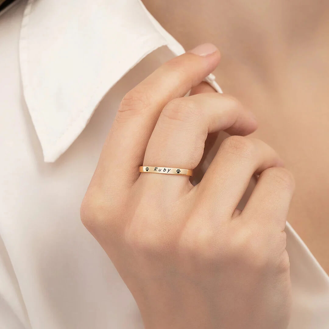 Pet Name Ring-Sterling Silver