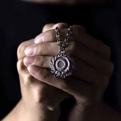 Van Gogh's Sunflowers Necklace-Handmade in 999 Sterling Silver